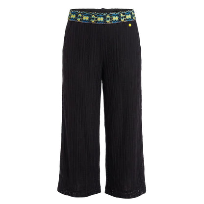 Trussardi Jeans Black Polyamide Women Pants