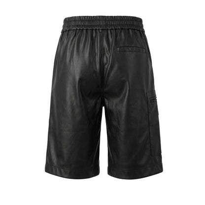 Trussardi Jeans Black Polyester Men Shorts