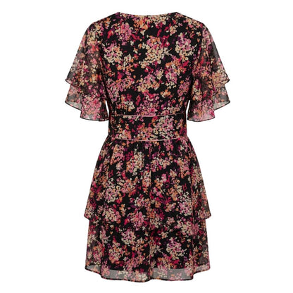 Trussardi Jeans Black Polyester Women Dress