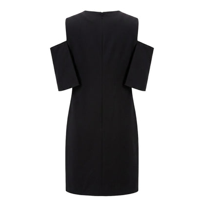 Trussardi Jeans Black Polyester Women Dress