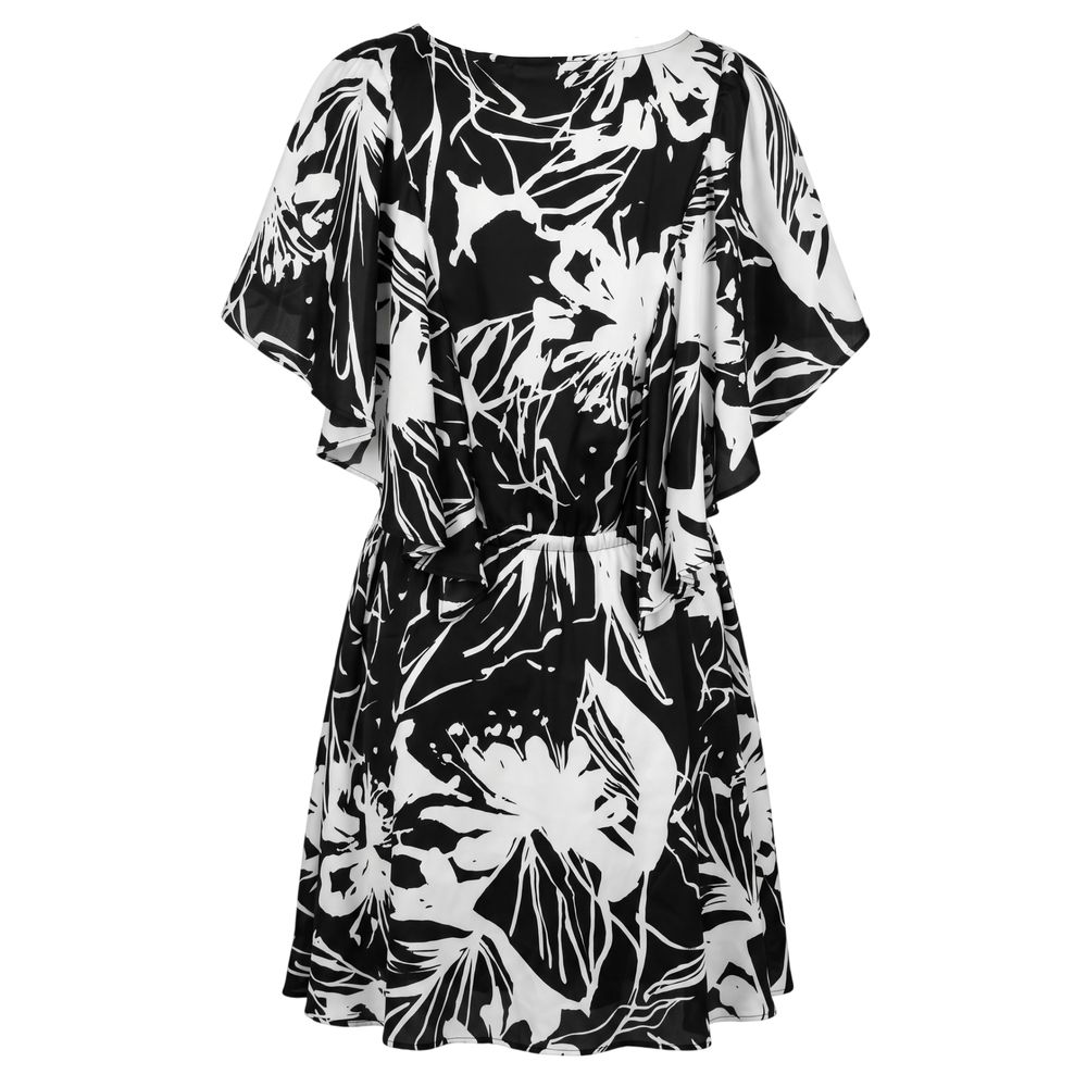 Trussardi Jeans Black Polyester Women Dress