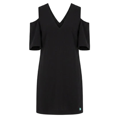 Trussardi Jeans Black Polyester Women Dress