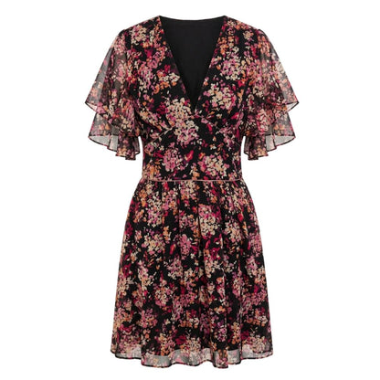Trussardi Jeans Black Polyester Women Dress
