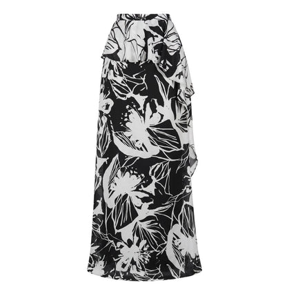 Trussardi Jeans Black Polyester Women Skirt