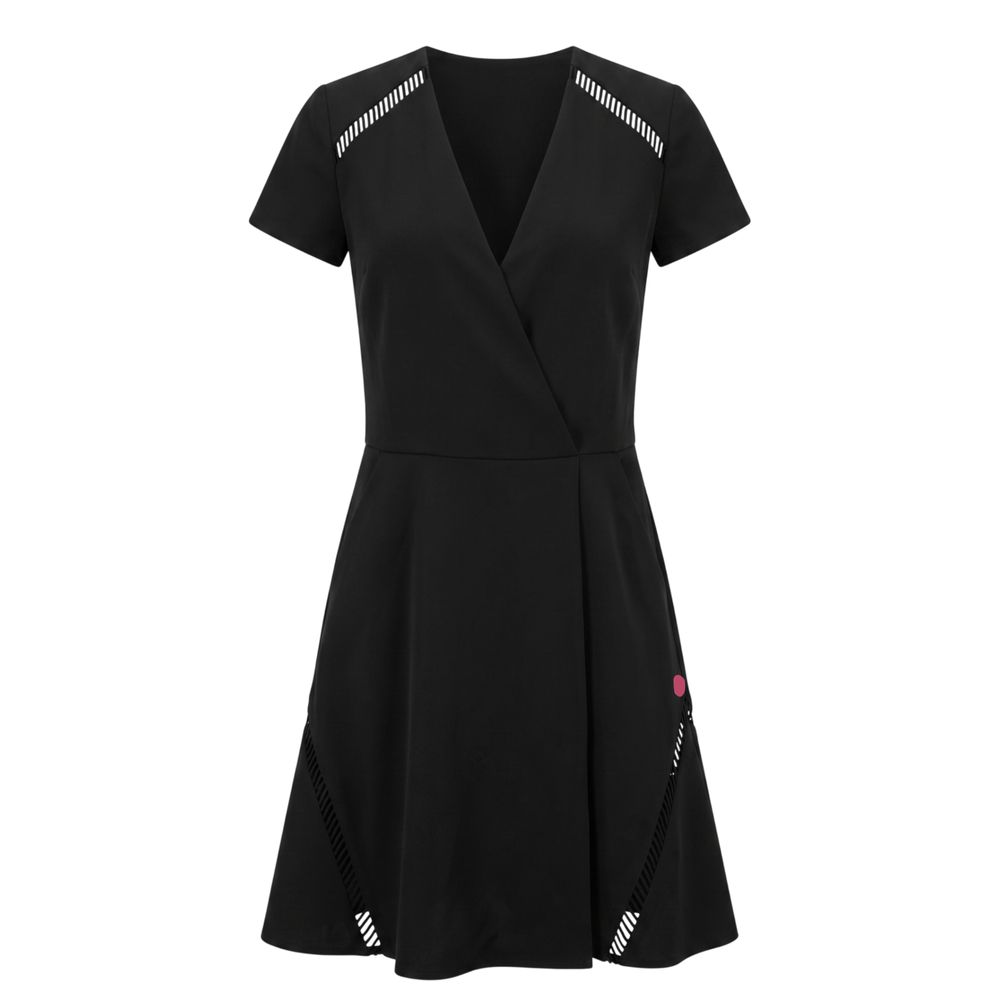 Trussardi Jeans Black Polyester Women's Dress