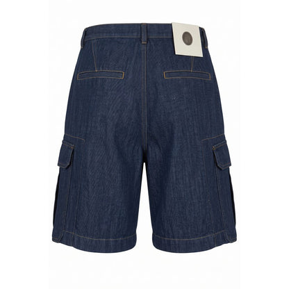 Trussardi Jeans Blue Cotton Blend Men's Short