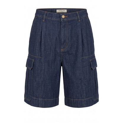 Trussardi Jeans Blue Cotton Blend Men's Short