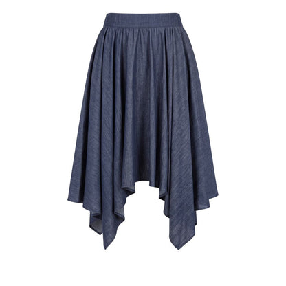 Trussardi Jeans Blue Denim Women Skirt