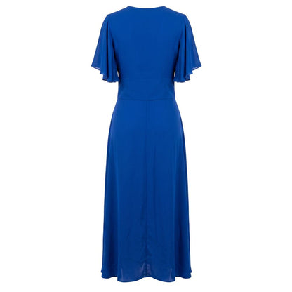Trussardi Jeans Blue Polyester Women Dress