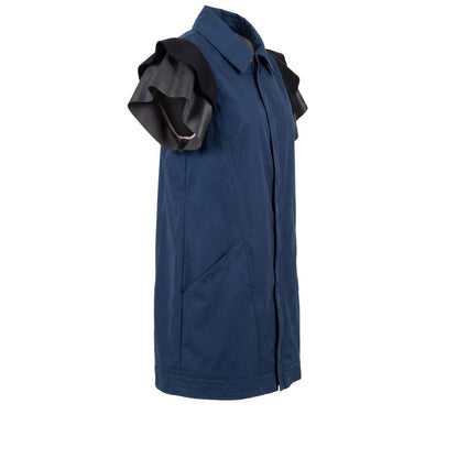 Trussardi Jeans Blue Polyester Women Jacket