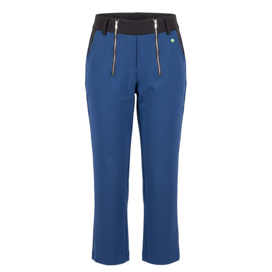 Trussardi Jeans Blue Polyester Women Pant