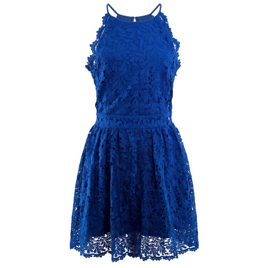 Trussardi Jeans Blue Polyester Women's Dress
