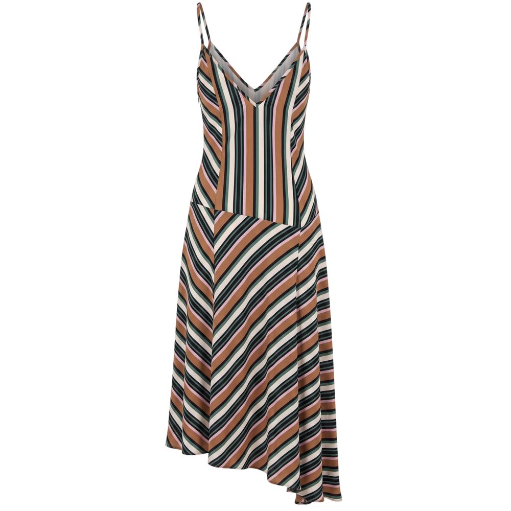 Trussardi Jeans Brown Viscose Women Dress