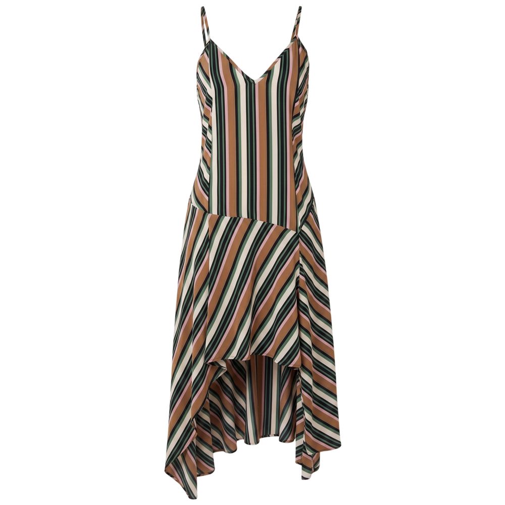 Trussardi Jeans Brown Viscose Women Dress