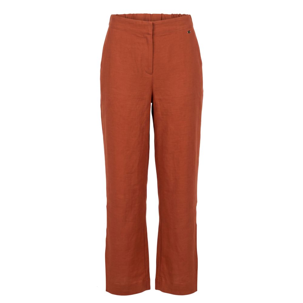 Trussardi Jeans Brown Viscose Women Pant