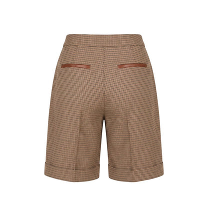 Trussardi Jeans Brown Viscose Women Shorts