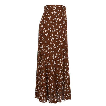 Trussardi Jeans Brown Viscose Women Skirt