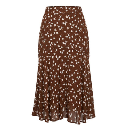 Trussardi Jeans Brown Viscose Women Skirt