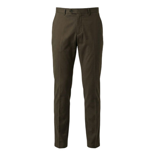 Trussardi Jeans Green Cotton Men Pant