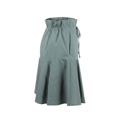 Trussardi Jeans Green Cotton Women Skirt