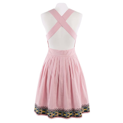 Trussardi Jeans Pink Cotton Women Dress