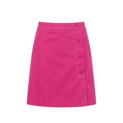 Trussardi Jeans Pink Cotton Women Skirt