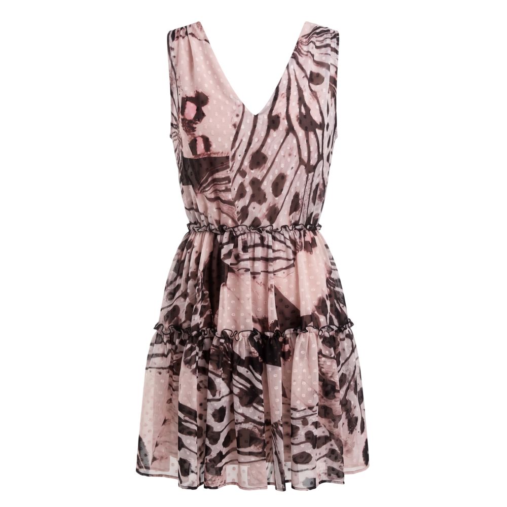 Trussardi Jeans Pink Polyester Women Dress