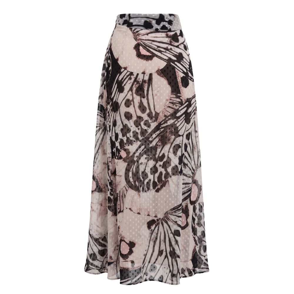 Trussardi Jeans Pink Polyester Women Skirt