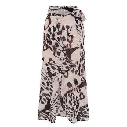 Trussardi Jeans Pink Polyester Women Skirt