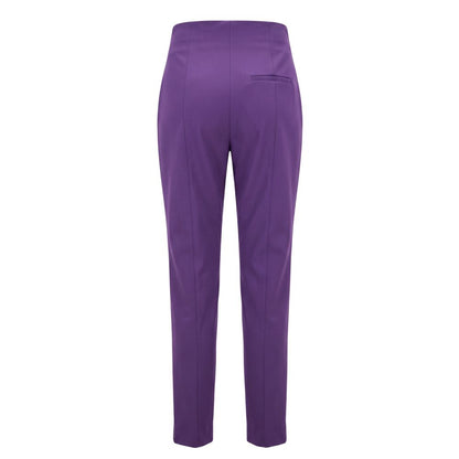 Trussardi Jeans Purple Viscose Women Pants