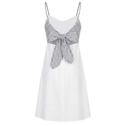 Trussardi Jeans White Cotton Women Dress
