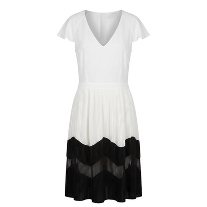 Trussardi Jeans White Polyester Women Dress