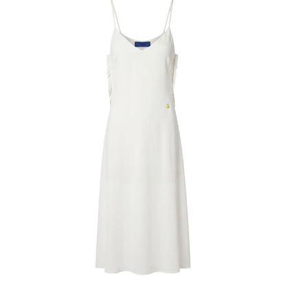 Trussardi Jeans White Polyester Women Dress