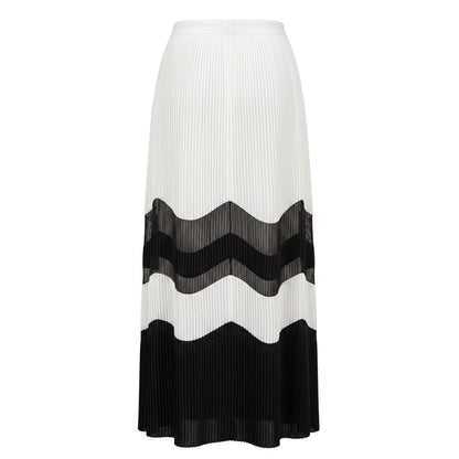 Trussardi Jeans White Polyester Women Skirt