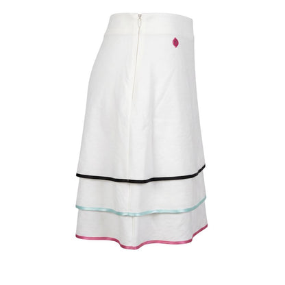 Trussardi Jeans White Viscose Women Skirt