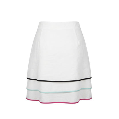 Trussardi Jeans White Viscose Women Skirt