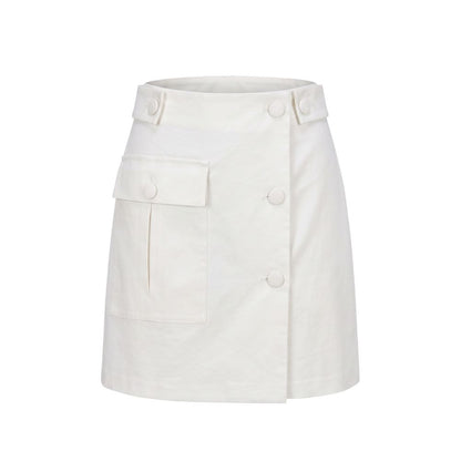 Trussardi Jeans White Viscose Women Skirt