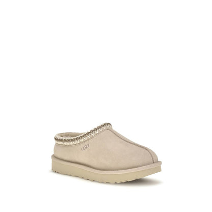 UGG Beige Leather Mules