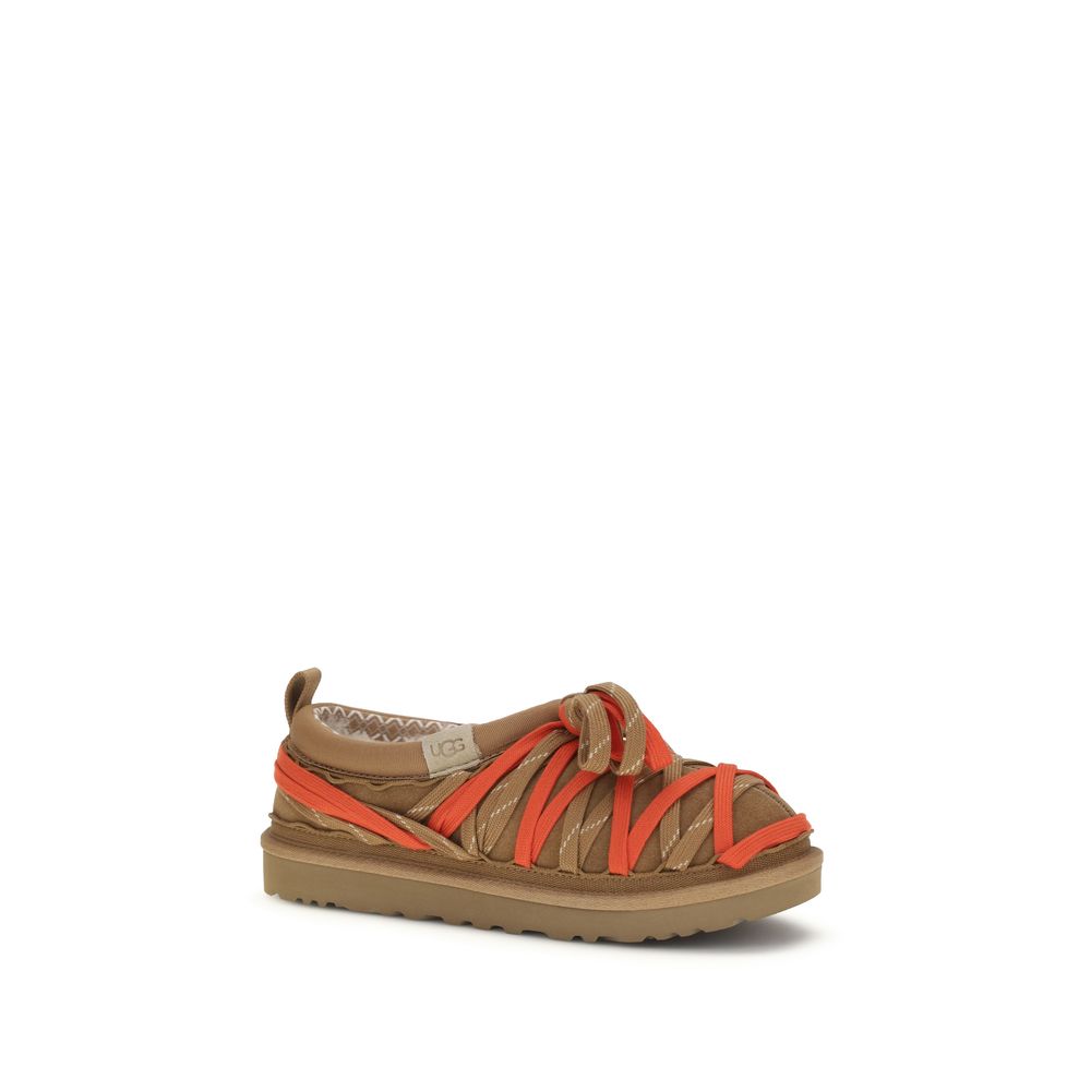 UGG Multicolor Suede Leather Strap-On Sandals