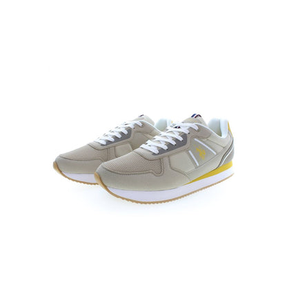U.S. POLO ASSN. Beige Polyester Men's Sneaker