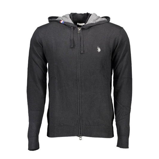 U.S. POLO ASSN. Black Cotton Men's Sweater