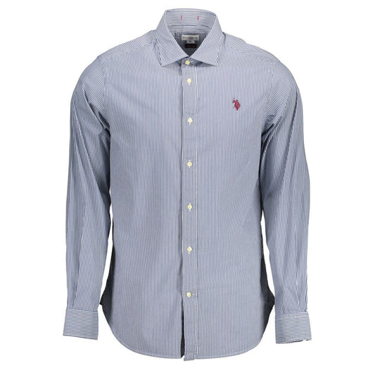 U.S. POLO ASSN. Blue Cotton Men's Shirt