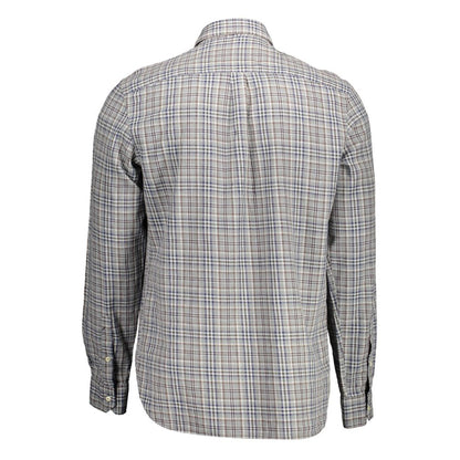 U.S. POLO ASSN. Gray Cotton Men's Shirt
