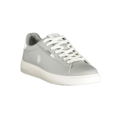 U.S. POLO ASSN. Gray Polyester Men's Sneaker