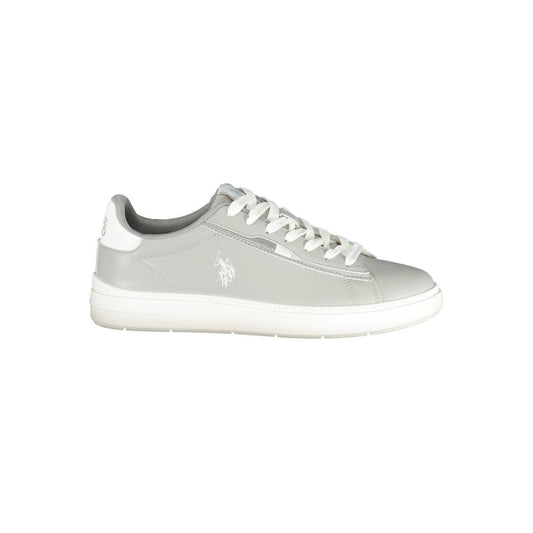 U.S. POLO ASSN. Gray Polyester Men's Sneaker