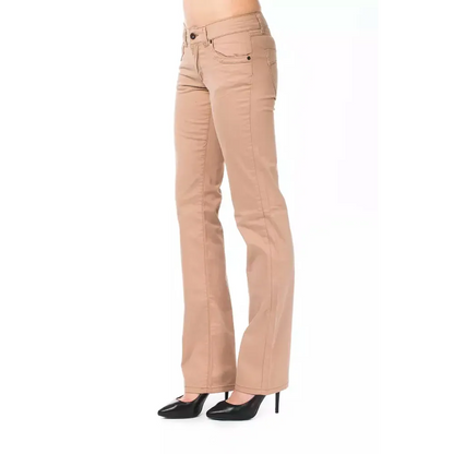 Ungaro Fever Beige Cotton Women's Jean
