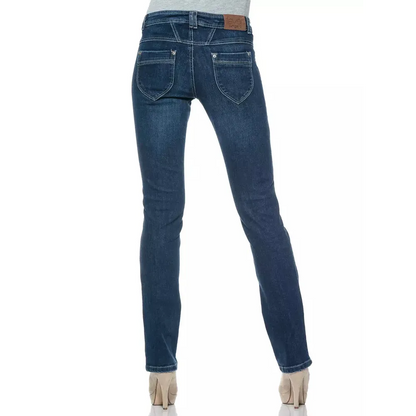 Ungaro Fever Blue Cotton Women Jeans