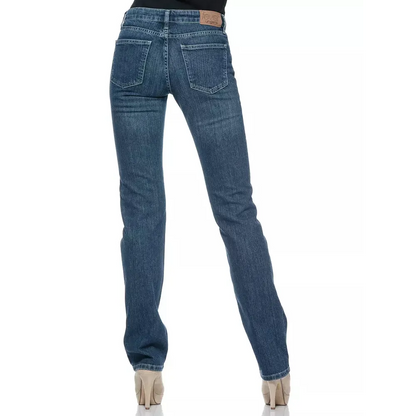 Ungaro Fever Blue Cotton Women Jeans