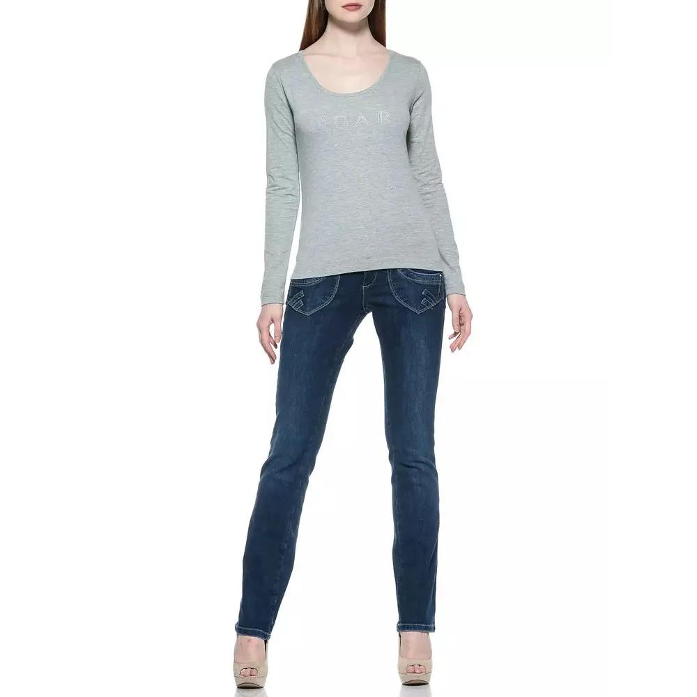 Ungaro Fever Blue Cotton Women Jeans