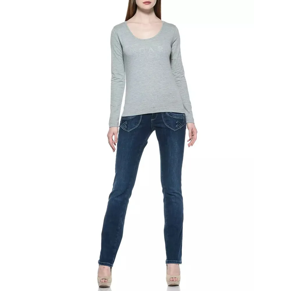 Ungaro Fever Blue Cotton Women Jeans